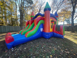 Rainbow Bounce House Combo