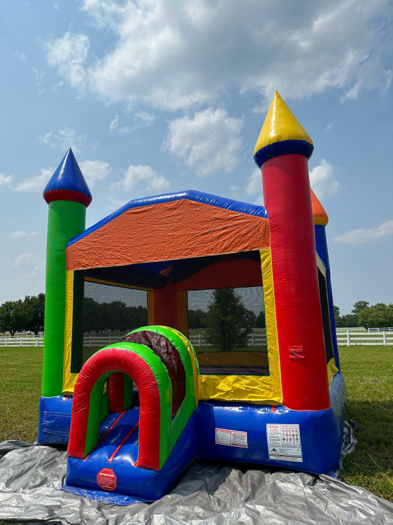 Rainbow Bounce Castle